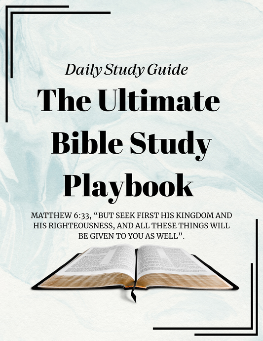 The Ultimate Bible Study Playbook